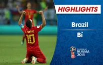 HIGHLIGHTS: ĐT Brazil 1-2 ĐT Bỉ (Tứ kết FIFA World Cup™ 2018)