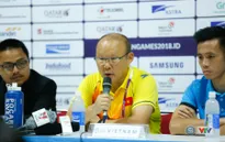 HLV Park Hang Seo vui với thành tích giành vé vào vòng 1/8 sớm của ĐT Olympic Việt Nam