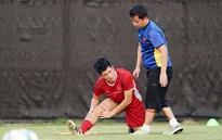 Trung vệ Đình Trọng có thể kịp trở lại thi đấu trận Tứ kết ASIAD 18
