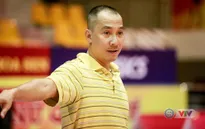 Phóng viên Thể Thao VTV tác nghiệp tại ASIAD 2018: Trao đổi với HLV Nguyễn Tuấn Kiệt sau trận thua đội tuyển bóng chuyền nữ Thái Lan