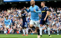David Silva ghi bàn thứ 50 cho Man City sau 30 đường chuyền