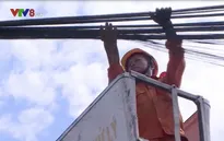 Nguy cơ tai nạn do cáp viễn thông trong mùa mưa bão