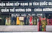 Chùa Hương đón Bằng Di tích Quốc gia đặc biệt