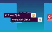 VIDEO: Tổng hợp diễn biến CLB Nam Định 0-2 Hoàng Anh Gia Lai (Vòng 24 Nuti Café V.League 2018)