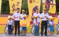 Hoạt động ý nghĩa của giải xe đạp VTV Cup Tôn Hoa Sen 2018