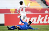 Kết quả, BXH bảng B VCK U23 châu Á ngày 16/1: U23 Nhật Bản 3-1 U23 CHDCND Triều Tiên, U23 Thái Lan 1-5 U23 Palestine