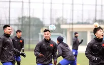 U23 Việt Nam trở lại tập luyện hứng khởi sau trận giao hữu với U23 Palestine