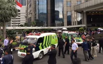 Sập một phần tòa nhà Sở Giao dịch Chứng khoán Indonesia làm hàng chục người bị thương