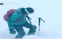 Tác nghiệp trong bão tuyết