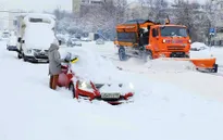 Tuyết rơi dày ở Moscow, Nga