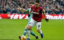 Kết thúc, West Ham 1-0 Arsenal: Nasri đặt dấu ấn trong thắng lợi trước Pháo thủ!