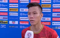 Quế Ngọc Hải tự hào về tinh thần thi đấu của các đồng đội