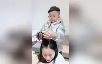 Cậu bé 6 tuổi gây bão mạng vì tạo mẫu tóc “siêu ngầu”