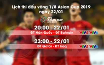 Lịch thi đấu và trực tiếp vòng 1/8 Asian Cup 2019 ngày 22/1: ĐT Hàn Quốc – ĐT Bahrain, ĐT Qatar – ĐT Iraq
