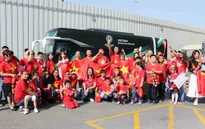 Thầy trò HLV Park Hang-seo tới UAE trong sự chào đón cuồng nhiệt của CĐV Việt Nam