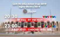 Lịch thi đấu và trực tiếp Asian Cup 2019 ngày 08/01: ĐT Việt Nam xuất trận, ĐT Ả-Rập Xê-Út so tài ĐT CHDCND Triều Tiên
