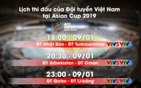 Lịch thi đấu và trực tiếp Asian Cup 2019 ngày 09/01: ĐT Nhật Bản xuất trận!