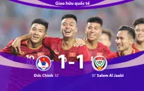 Đức Chinh lập công, U22 Việt Nam hoà U22 UAE với tỷ số 1-1