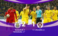 ĐT Ukraine 2-1 ĐT Bồ Đào Nha: Niềm vui không trọn vẹn (Bảng B, Vòng loại EURO 2020)
