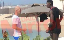 Pogba bất ngờ gặp Zidane ở Dubai