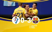 Eibar 0-3 Barcelona: Tam tấu tỏa sáng, Barca tạm chiếm ngôi đầu!