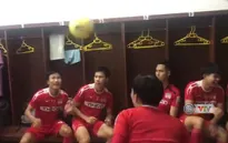 Cầu thủ Hoàng Anh Gia Lai thể hiện kỹ năng đánh đầu
