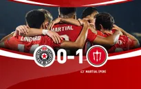 Partizan Belgrade 0-1 Man Utd: Martial ghi bàn duy nhất, Man Utd thắng nhọc (Bảng L Europa League)