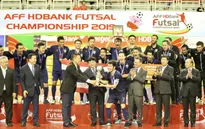 Thắng ĐT Indonesia 5-0, ĐT Thái Lan lần thứ 15 lên ngôi vô địch Futsal Đông Nam Á