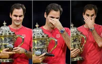 Roger Federer xúc động khi nhận chức vô địch Basel mở rộng lần thứ 10