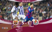 Barcelona 5-1 Real Valladolid: Đại tiệc bàn thắng, đẳng cấp Messi
