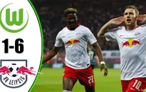 Wolfsburg 1-6 RB Leipzig: Hiệp 2 bùng nổ, thắng lợi không tưởng!