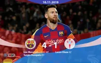 Barcelona 4-1 Celta Vigo: Messi lập hat-trick, Barca dẫn đầu La Liga