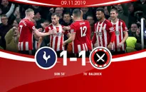 Tottenham 1-1 Sheffield United: Chia điểm thất vọng trên sân nhà