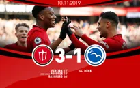 Man Utd 3-1 Brighton: "Quỷ đỏ" tìm lại niềm vui chiến thắng