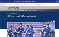 Trang chủ AFC: "Khó khăn đang chờ đợi ĐT UAE tại Mỹ Đình"