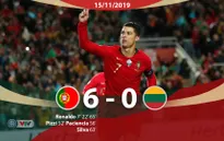 ĐT Bồ Đào Nha 6-0 ĐT Litva: Ronaldo lập hat-trick