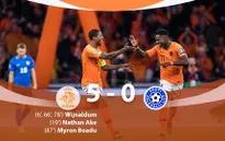ĐT Hà Lan 5-0 ĐT Estonia: Wijnaldum tỏa sáng, "Cơn lốc màu da cam" đại thắng