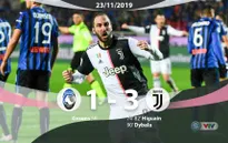 Atalanta 1-3 Juventus: Chiến thắng vất vả trong ngày thiếu Ronaldo