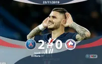 PSG 2-0 Lille: Củng cố ngôi đầu