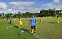 SEA Games 30: ĐT nữ Việt Nam tập luyện buổi đầu tiên tại Manila