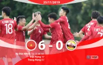 VIDEO Highlights: U22 Việt Nam 6-0 U22 Brunei (Bảng B môn bóng đá nam SEA Games 30)