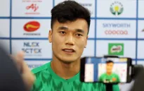Thủ môn Bùi Tiến Dũng đặt mục tiêu giữ sạch lưới trước U22 Indonesia