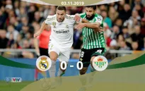 Real Madrid 0-0 Real Betis: Bỏ lỡ cơ hội giành ngôi đầu