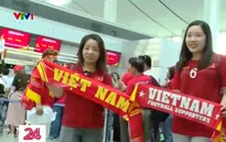 Hàng nghìn cổ động viên lên máy bay "tiếp lửa" cho U22 Việt Nam