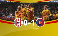 Atletico Madrid 0-1 Barcelona: Messi tỏa sáng, Barca đòi lại ngôi đầu