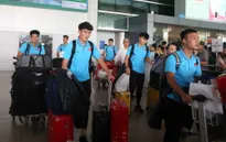 U23 Việt Nam về đến TP Hồ Chí Minh sau chuyến tập huấn tại Hàn Quốc