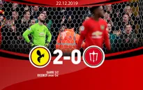 Vòng 18 Ngoại hạng Anh: Man Utd thất bại trước đội bóng bét bảng Watford
