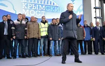 Khánh thành tuyến đường sắt nối bán đảo Crimea - Nga