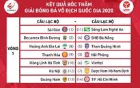 Kết quả bốc thăm vòng 1 V.League, Hạng Nhất và vòng loại Cúp Quốc gia 2020