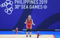 VIDEO: Hoàng Thị Duyên vượt xa các đối thủ, giành HCV Cử tạ SEA Games 30